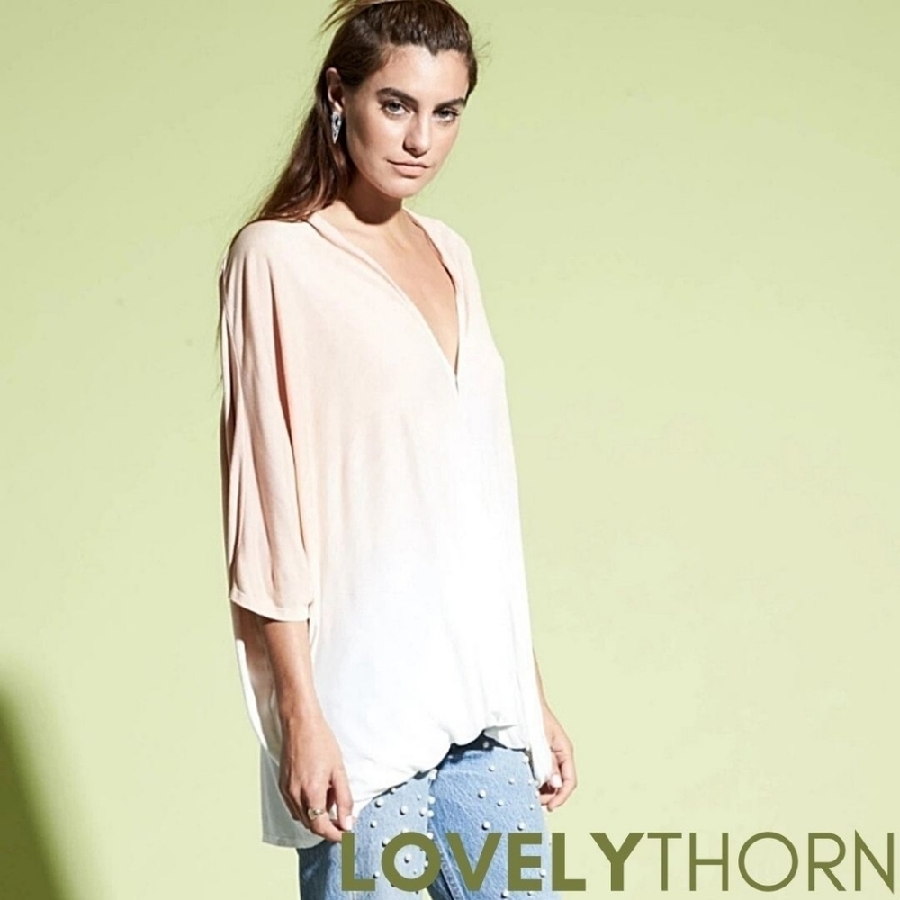 GYPSY 05 // ltd ed super soft tulip oversized relaxed fit plunge top